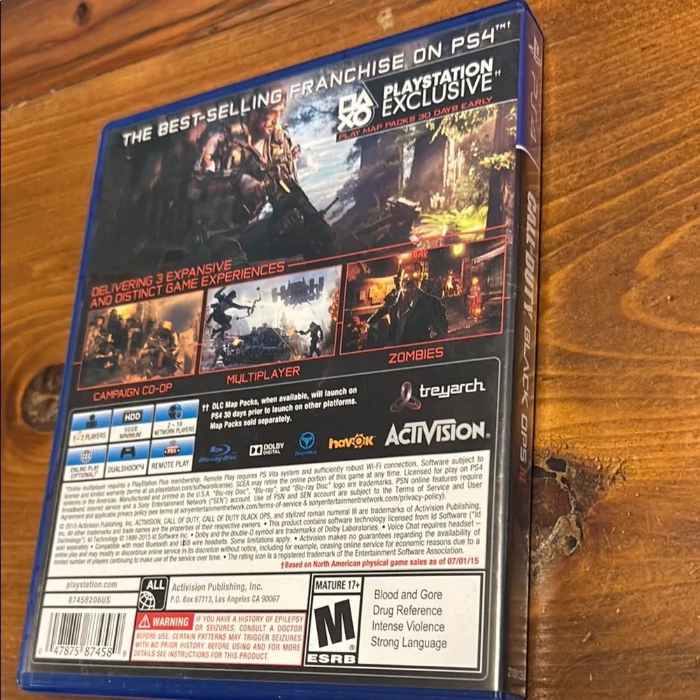 Call of Duty: Black Ops III for PS4 - Blue Case